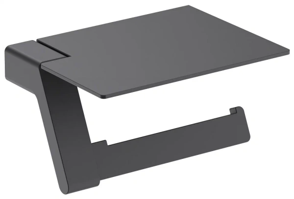 Бумагодержатель с полкой для телефона Timo Selene 14044/03 черный